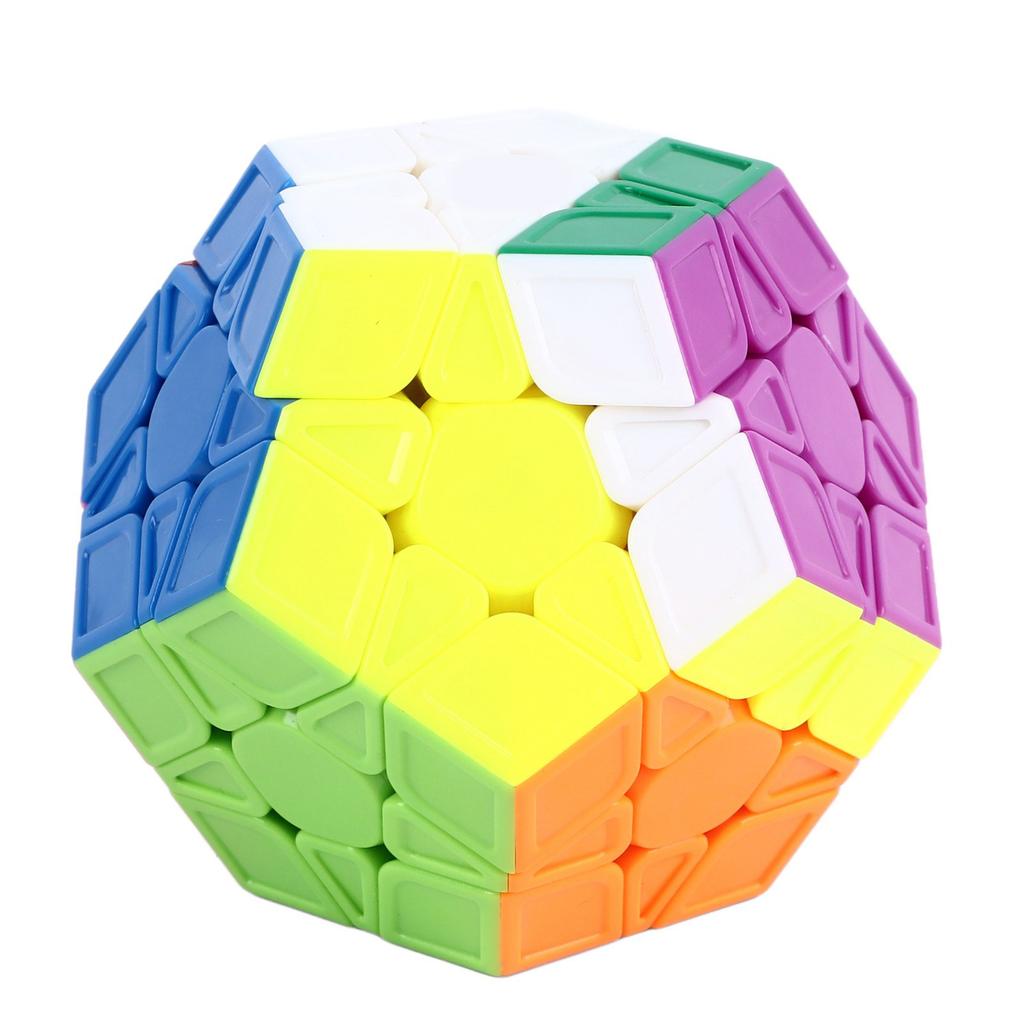 Megaminx Puzzle 3x3 Vivid Color Challenging Pentagonal Speed Puzzle Toy for Children Kids