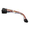 Universal Car Stereo Radio 16Pin To ISO Cable Adapter Male Plug To Female Connector Wiring For Auto Car With 16Pin Sockets