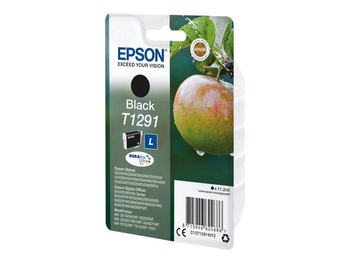 Cartouche d'encre epson pomme t1291 noir
