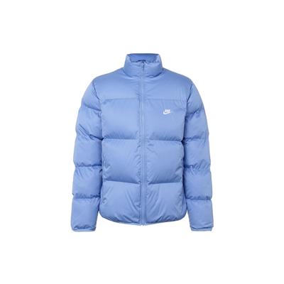 Abbigliamento sportivo Club Colore solido Collo alto Zip Giacca calda Uomo Giacca Blu polare FB7369-450
