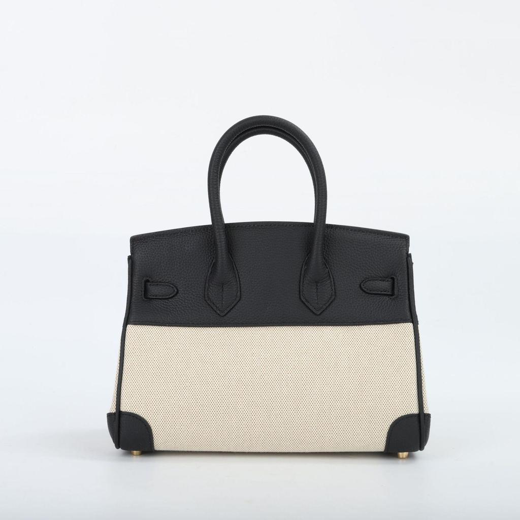 Borsa a tracolla da donna in tela platino e pelle patchwork