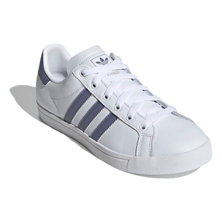 Adidas Originals Coast Star Slip Resistant Durable Low Top Skate Shoes Women Sneakers White Blue EE9952
