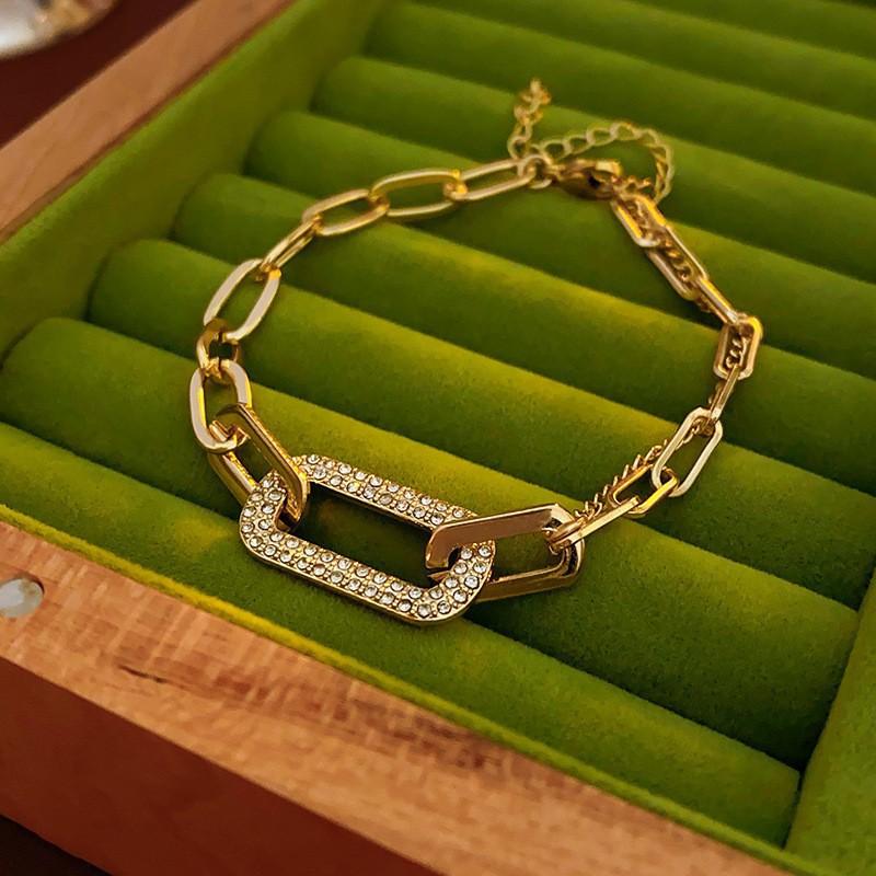 Супер блестящий циркониевый браслет-цветок со звездой Модный универсальный браслет с темпераментом Изысканные легкие роскошные ювелирные изделия высокого класса