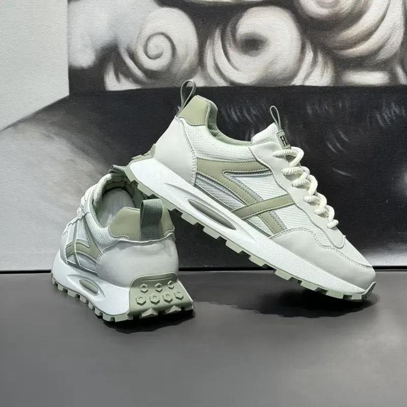 Fashion New Arrival 2025 Men's Vulcanize Shoes Stylish Board Shoes Athletic Street-Wear Sneakers Comfortable Leisure Thick Bottom High