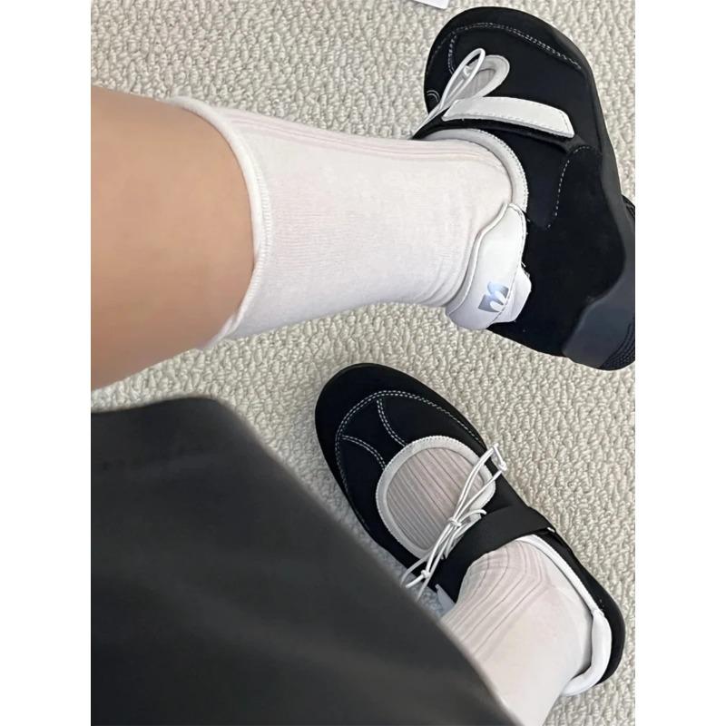 Fashion Mary Janes Women's shoes 2025 Summer New Sle Veo Faux Fur Soft Bot Single Ballet Flats Casual shoes