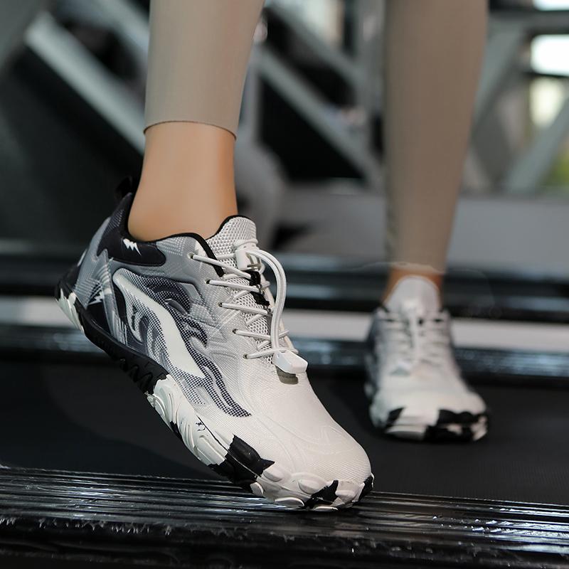 Women Anti-slip Trainers Men's Cross-training Shoes Elastic Gym Fitness Sports Shoes Outdoor Walking Trekking Hiking Sneakers