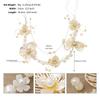 1 Piece Floral Bohemian Headband Fairy Style, Suitable for Bridal Wedding, Flower Girl Hairstyles, Daily Wear, and Holiday Gifts
