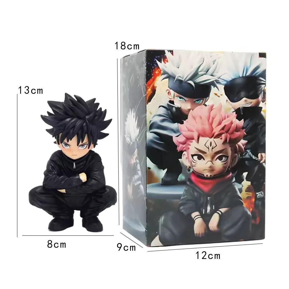 6 יחידות/סט דמויות Jujutsu Kaisen, סאטורו גוג'ו איטאדורי יוז'י דמות פעולה אנימה דגם אספנות צעצועים, מתנת יום הולדת למעריצים