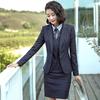 Tluoman Women's Fashion Business Plaid Blazer Suit