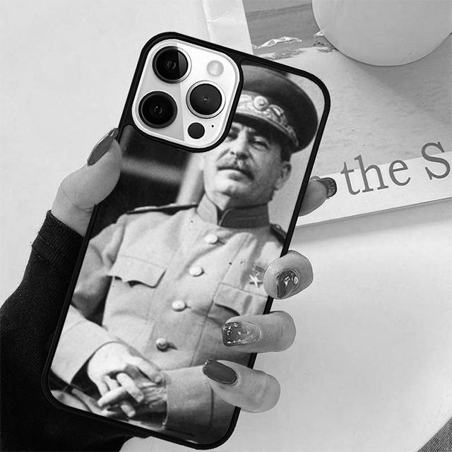 

Soviet Union Leader Stalin Coque Shell For iPhone 17 Air 15 16 14 13 12 Pro Max 11 Pro Max Plus Phone Case Cover iPhone 16e