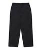 COVERNAT Woven Semi-Wide Buckle Pants Black