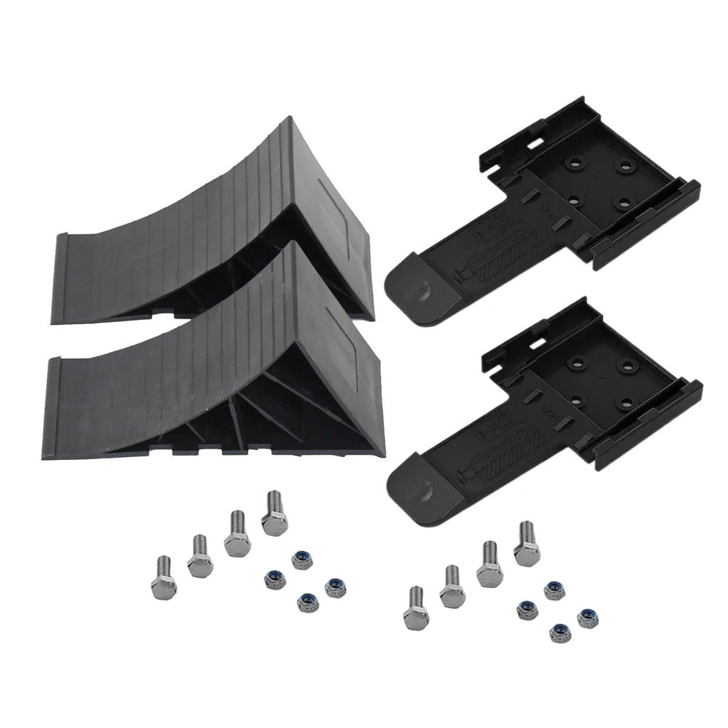 Skid Resist Tire Support Pad Wheel Stopper Control Wheel Tire Chock Stop Block Truck Tire Chock Stop Block with Holder