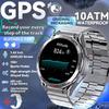 2025 New Dual-Band Satellite GPS Smart Watch Men 1.43'' AMOLED Screen Compass Heart Rate BT Call IP69 Waterproof Swimming Watch