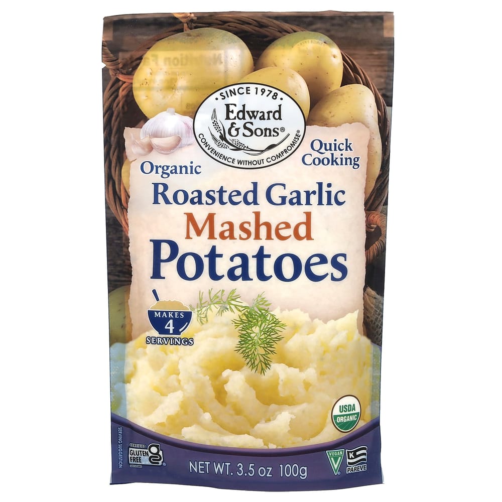 Edward & Sons Roasted Garlic Mashed Potatoes 100g (3.5oz)