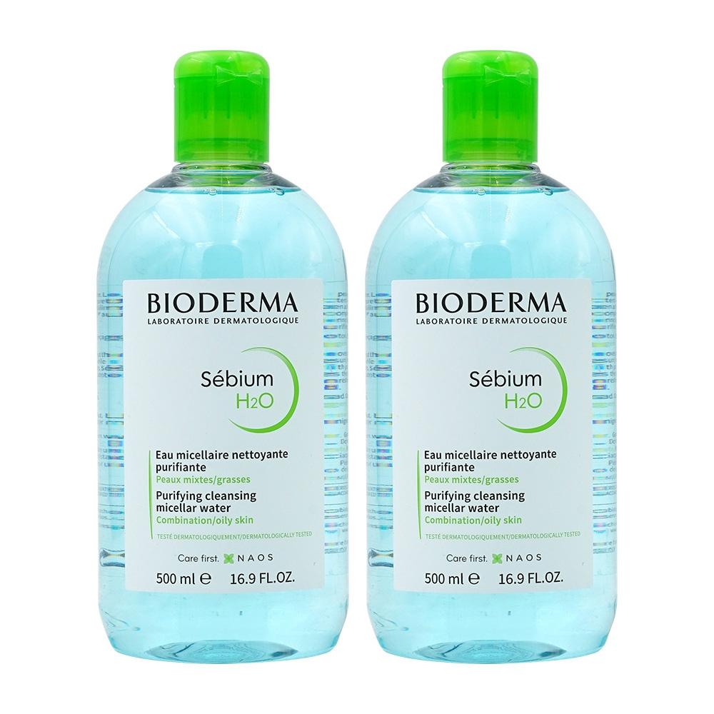 Sebium H2O Purifying Cleansing Micellar Water (16.9 fl oz x 2 Pack), 1 Set