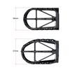 Wide Foot Pegs Crmo Mid Z48-02-521 - Zeta Racing