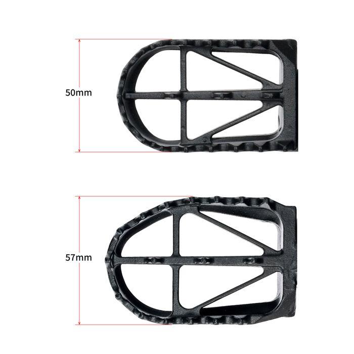 Wide Foot Pegs Crmo Mid Z48-02-521 - Zeta Racing