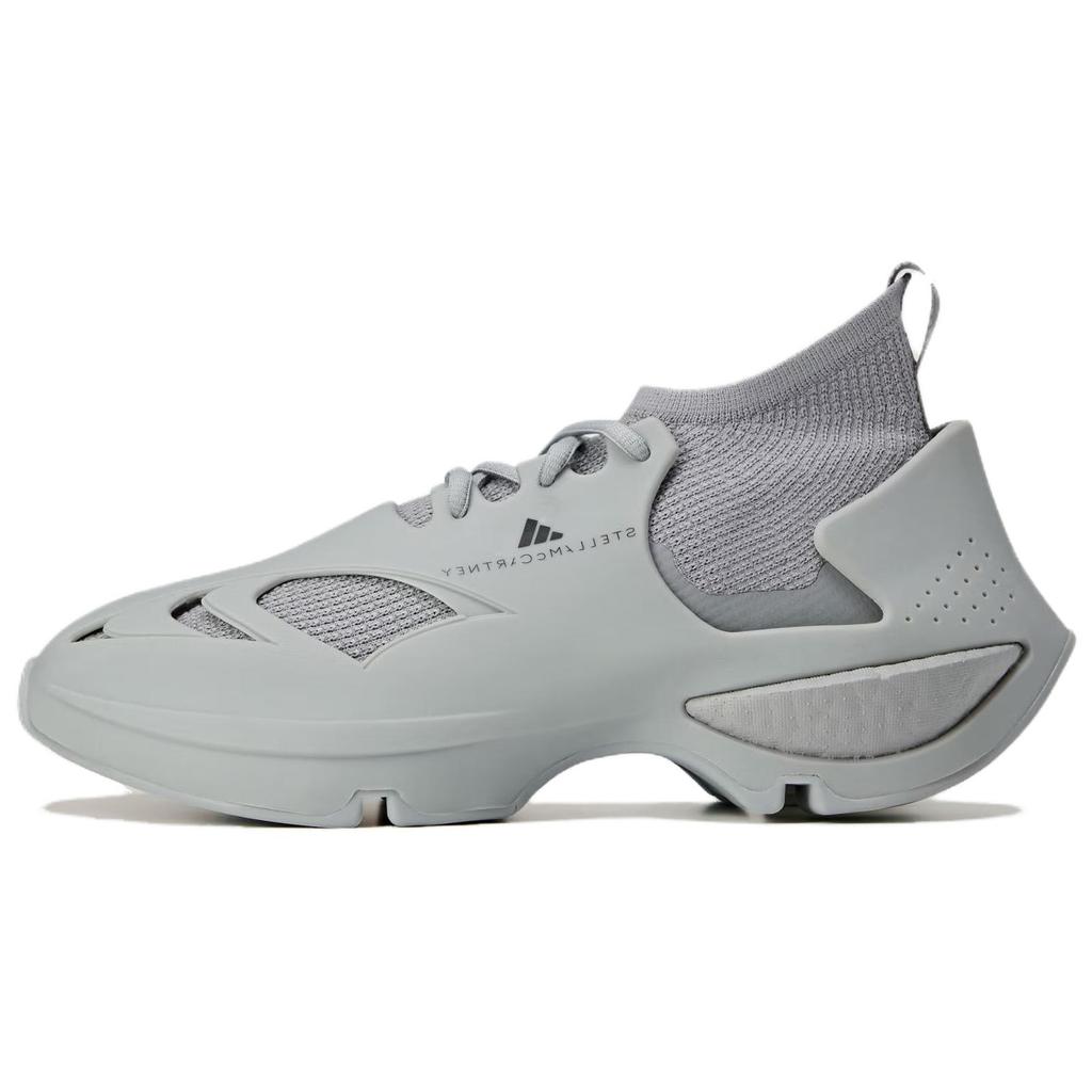 Adidas Stella McCartney Sportswear Comfortable Classic Slip-Resistant Durable Low-Top Lifestyle Casual Shoes Unisex Casual Shoes Gray Black IE8758