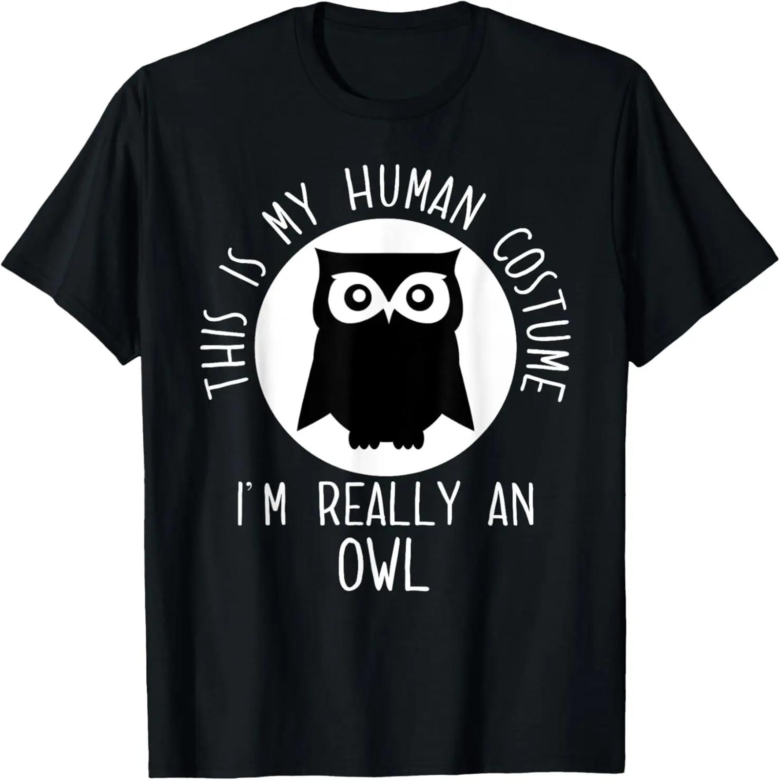 Funny Human Costume Owl T-Shirt XXXXXL разноцветный