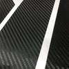 4pc Carbon Fiber Style Front Bumper Grille Wrap Decal For Honda Accord 2018-