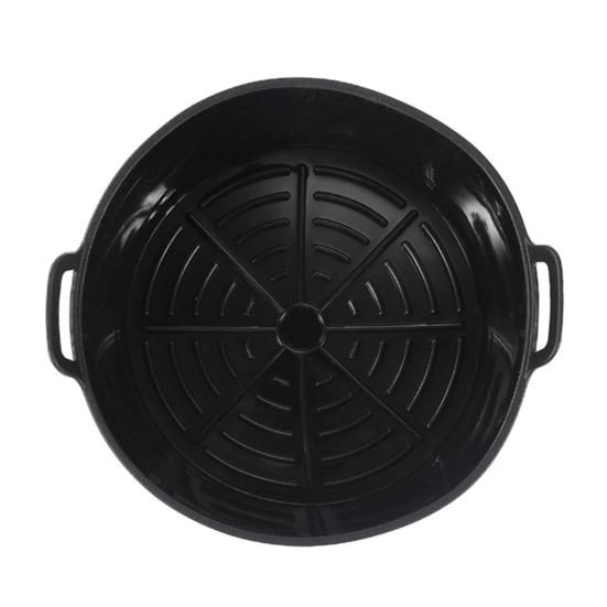 Yousheng Silicone Air Fryer Liners Foldable Baking Tray Non-Stick Fried Chicken Silicone Basket High-Temperature Resistant Cake Cookie Maker