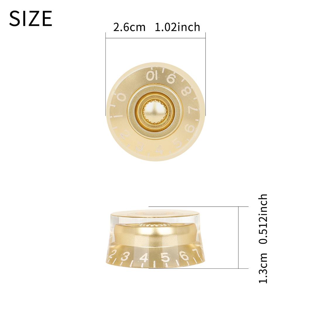 IRIN Electric Guitar Knob Cap Guitar Volume Tone Button Parts for EPI LP Musical Adjustable Electric Guitar Tone Accessories