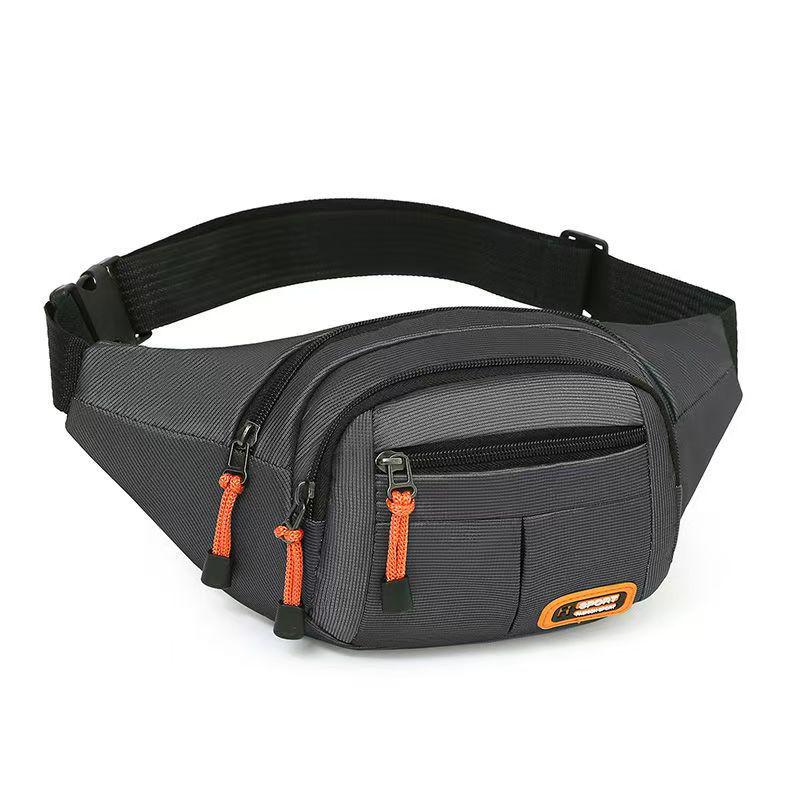 Unisex Waterproof Sports Waist Bag - Large Capacity Multifunctional Chest Bag for Business, Outdoor, and Mobile Phone Use