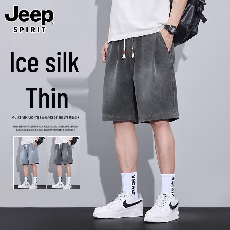 JEEP SPIRIT Men s Ice Silk Casual Shorts XL