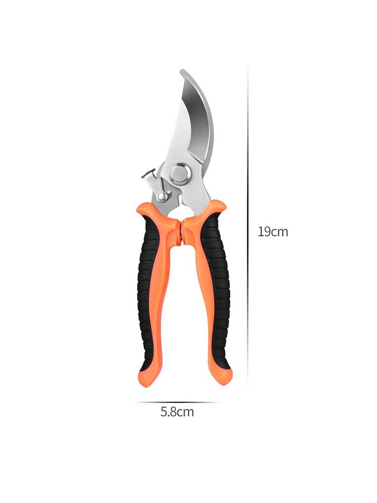 

Садовые секаторы из нержавеющей стали Инструменты для обрезки Экономия Ножницы Садоводство Растения Острые Секаторы Для Защиты Рук Прочный оранжевый
