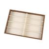 Glasses Display Tray Jewelry Organizer Stackable Lightweight Sunglasses Organizer Box for Travel Bedroom Apartment Men Women
