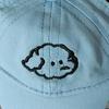 Pet Baseball Cap Breathable Dog Wide Brim Hat Adjustable Sun Protection Cap with Ear Holes for Small Dogs Summer Outdoor Walks
