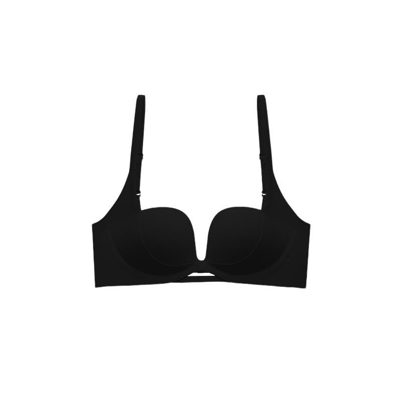 Small breasts gather together, show large, no traces, no steel rim backless, large curve flat chest special bra, beautiful back underwear women