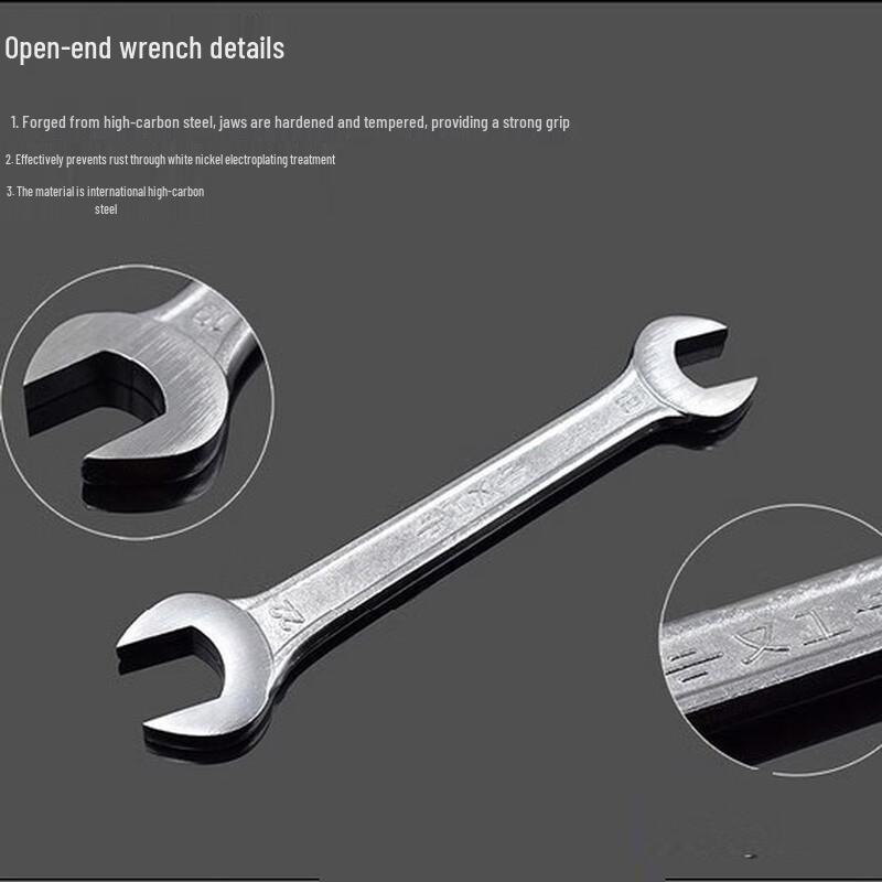 

Beiyou 8-Piece Open-End Wrench Set CN plug (adapter included)