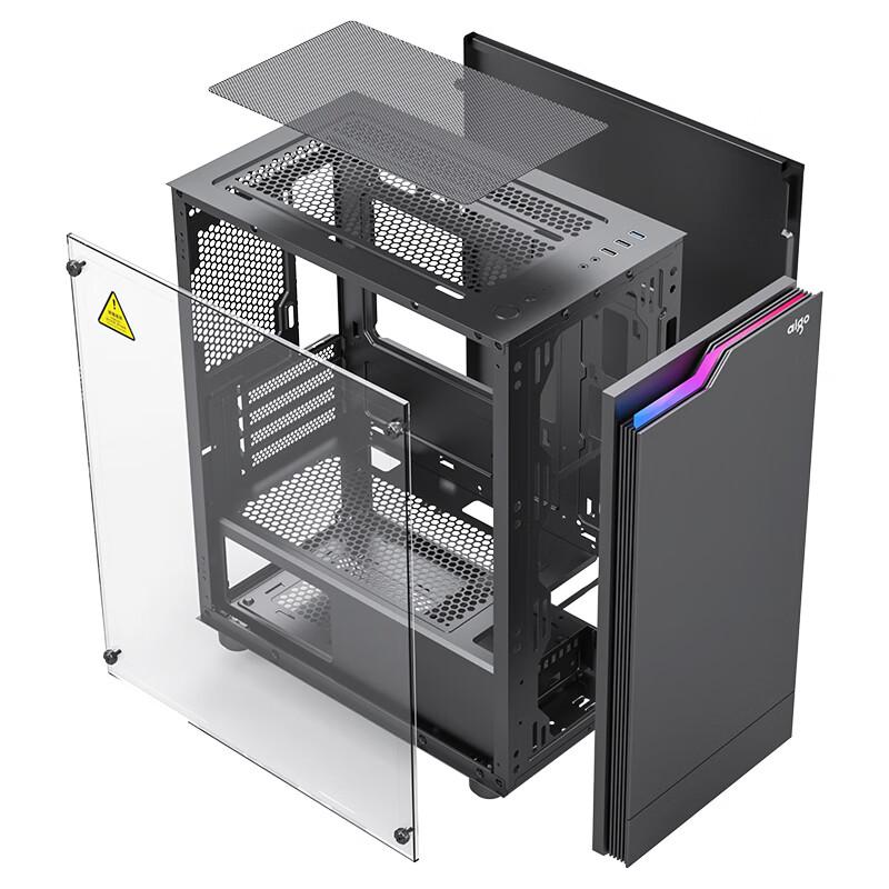 Case PC Desktop Aigo JV13 MATX/ITX con Vetro Temperato e RGB