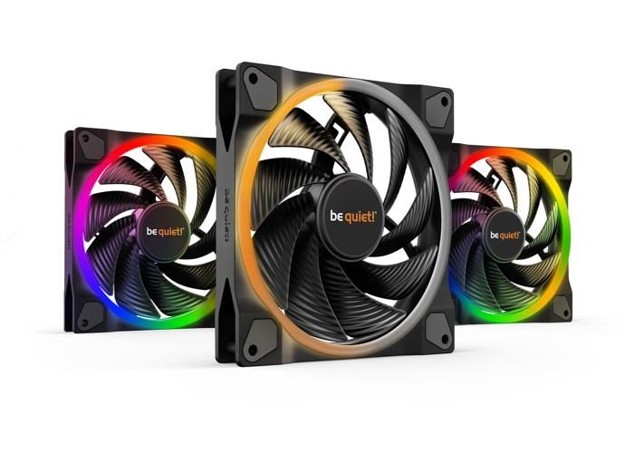 Ventilateur soyez calme!light wings 140mm pwm à 3 pack haute vitesse (bl079)