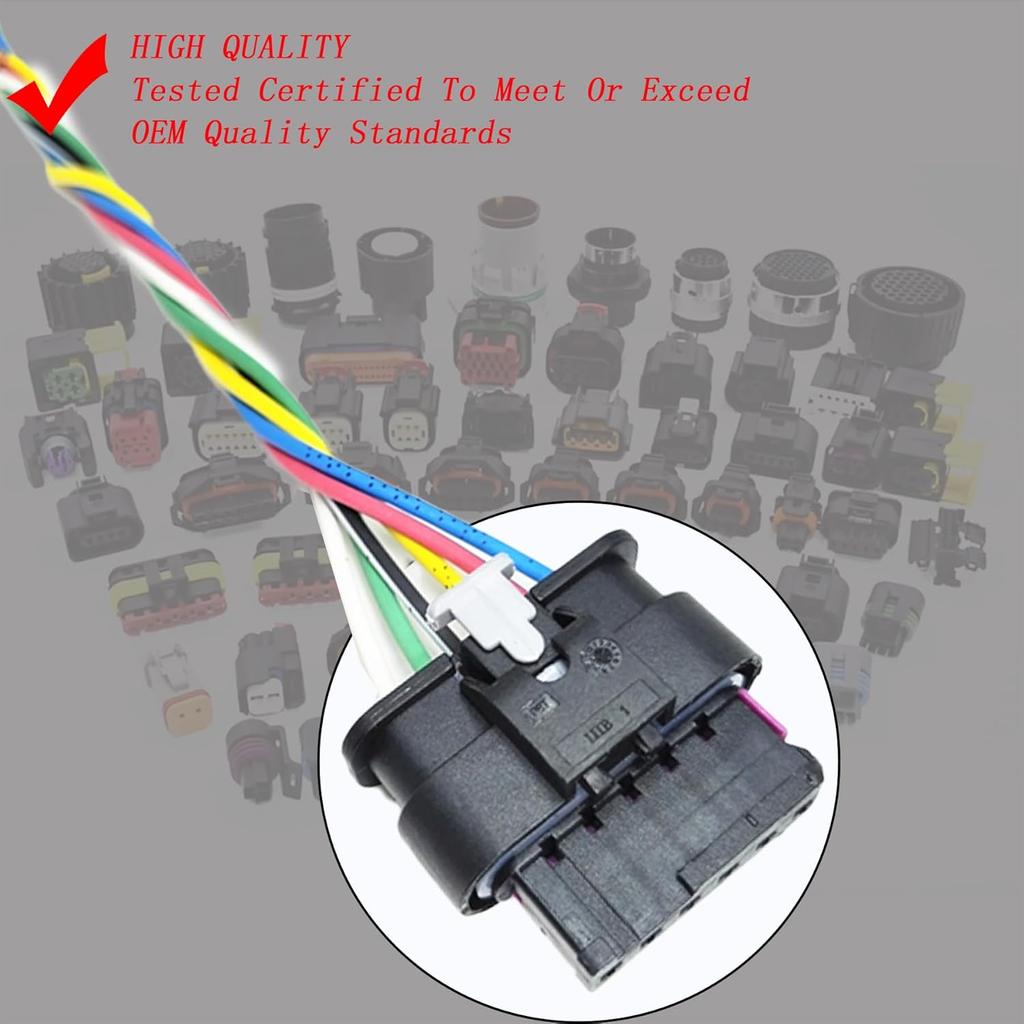 Elektronischer Drosselklappenstutzen Steckverbinder Kabelbaum Stecker S20203 Kompatibel mit Dodge Charger Challenger Avenger Durango, Chrysler 200 300 Pacifica Town