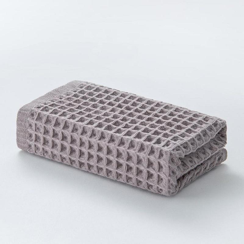 2pcs High Quality Cotton Hand Towels Plaid Hand Towel Face Care Magic Bathroom Sport Household Non-disposable Towel