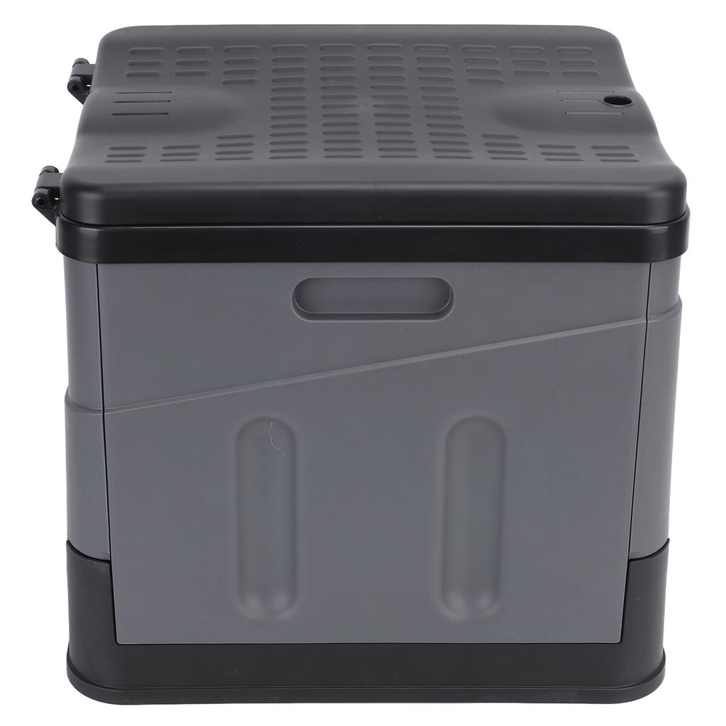 Portable Folding Toilet for Camping Portable Potty Travel Toilet with Cover for Camping Car Travel Outdoor Hiking Black