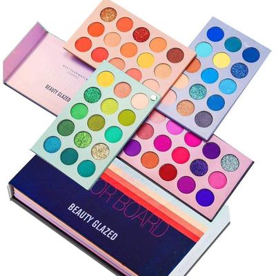Beauty Glazed 60 Color Makeup Eyeshadow 4-Layer Rotating Palette, 1 Piece