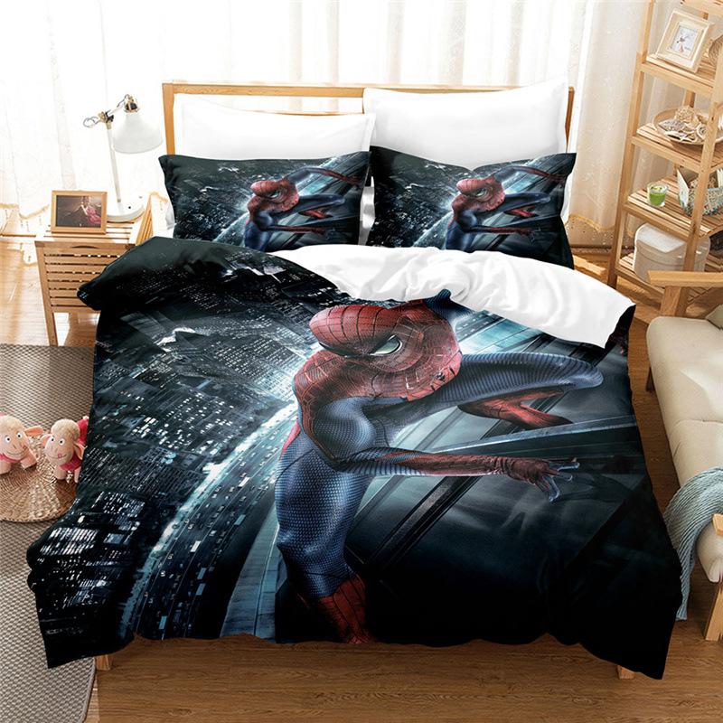 Home Textile Quilt Cover Pillowcase 3D Digital Printing Three-Piece Set American Style