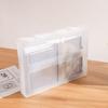Handheld Transparent Plastic Files Case Portable Documents Box for A4 Papers Certificates Written Materials Sturdy Space Saving