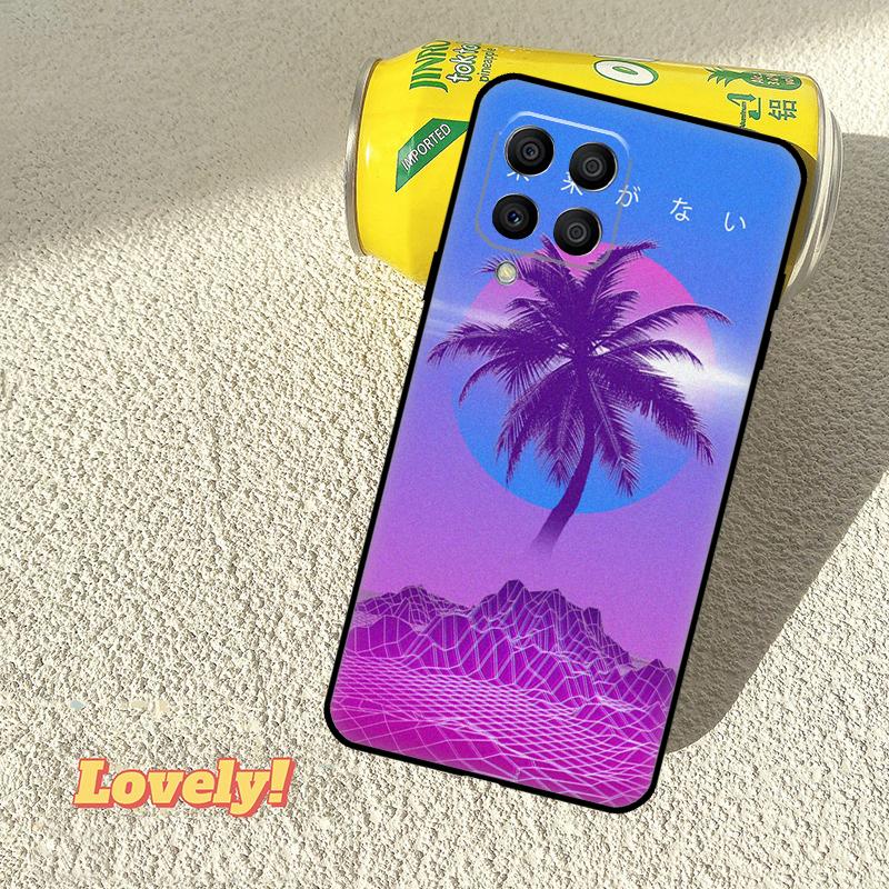 Vaporwave Aesthetic Trippy Case For Samsung Galaxy M11 M55 M14 M34 M54 M12 M32 M52 M15 M13 M06 M16 M36 M56 M31 M53 M35