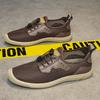 Fashion Men's Breathable Outdoor Flat Designer Shoes Fashion Hollow Out Non Slip Mesh fabric Shoes Comfort Lightweight Soft Bottom Shoes