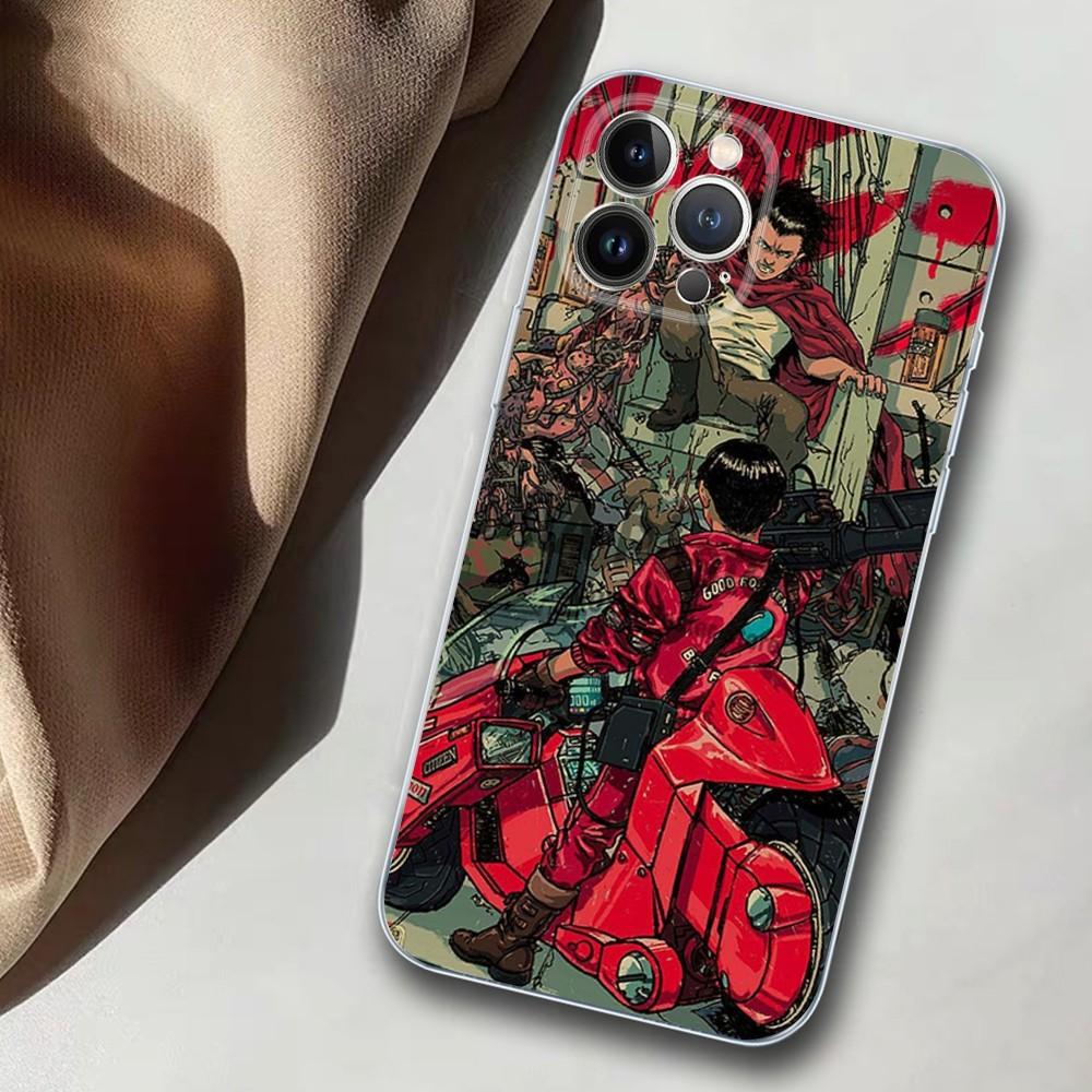AKIRA Phone Case For iPhone 14 11 12 13 Mini Pro XS Max Cover 6 7 8 Plus X XR SE 2020 Funda Shell