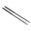Metal Drumsticks, Marching Drumsticks, 1 Pair Professional Aluminum Alloy 5A Drumsticks for Snare and Bass (Black)