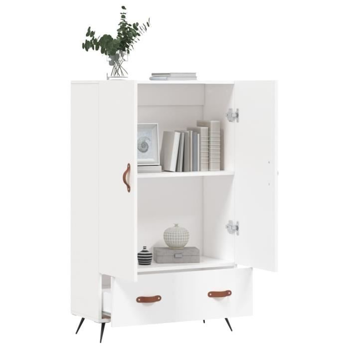 VidaXL Highboard White 69.5x31x115 Cm Engineered Wood 828204