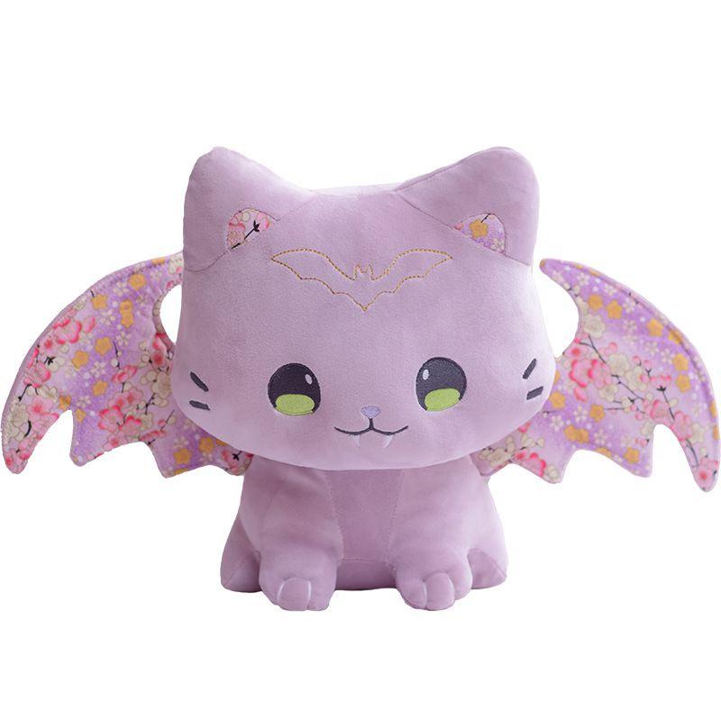 Halloween Bat Cat Plush Toy Cartoon Cute Pink Cherry Blossoms Soft And Skin-friendly!