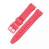 Silicone Sport Unisex Strap Classic Watch Band For Swatch Jelly Skin 19mm 17mm