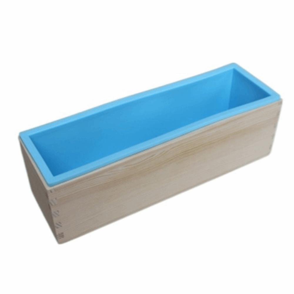 Wooden Box Silicone Soap Mold Rectangular Shape Soap Box Toast Mold  Baking Accessories