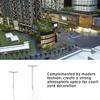 1:150/1:87 Doppelkopf LED Lampe Miniatur Stahlrohr Modellbau Straßenlaterne Exquisite DIY Nachtlicht Boden Garten